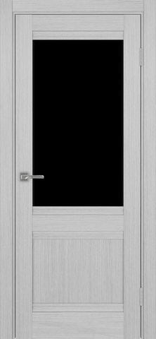 Турин_502U.21.30 ЭКО-шпон Дуб серый FL-LACчерный/Щит МДФ