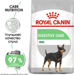ПРОМО! Royal Canin Mini Digestive Care корм для собак мелких пород с чувст. пищевар. 1кг +пауч 85г