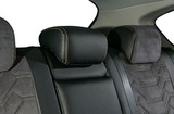 Авточехлы "ТРАНСФОРМЕР". Индивидуальный пошив для Volkswagen Bora. Экокожа. Алькантара.