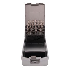 Набор сверл по металлу 1-5,9мм 50шт DIN338 HSS-G 118° (пл. кейс) Ruko 214217RO