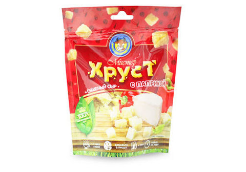 Сухой сыр "Мистер Хруст" с паприкой, 50г