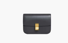 Сумка Celine Classic Box Calfskin Leather Bag Anthracite
