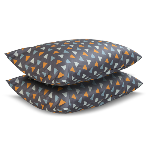 Набор наволочек 2шт 50х70 Tkano Wild сатин с принтом Triangles