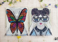 Аппликация пришивная двухсторонняя с пайетками, р. 30х22 см