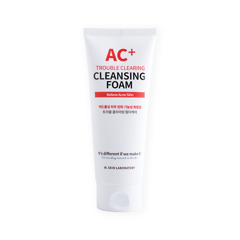 Очищающая пенка W.Skin AC+ Trouble Clearing для кожи склонной к акне