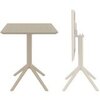 Стол пластиковый складной Sky Folding, 60х60 см, бежевый