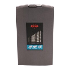 Набор сверл по металлу 1-5,9мм 50шт DIN338 HSS-G 118° (пл. кейс) Ruko 214217RO