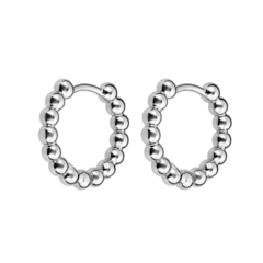 Хупы "Babbles" 17мм, silver