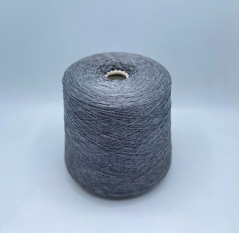 Filati Buratti (пр.Италия),art.Schappe ,1500м/100гр,100%Шелк Шаппе ,цвет -Сталь,меланж, арт.27320