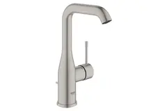 GROHE Essence 24174DC1 Смеситель для раковины с донным клапаном, L-Size, суперсталь фото