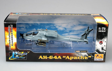 Модель Американский Вертолет AH-64A Apache масштаб 1:72