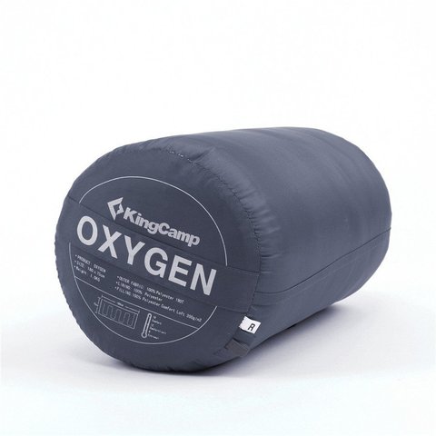 Картинка спальник Kingcamp Oxygen +8С серый - 4