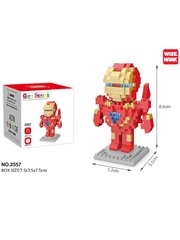 Конструктор Wisehawk Железный человек 282 детали NO. 2557 Iron Man Gift Series