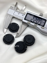 Кнопки магнитные пришивные черные