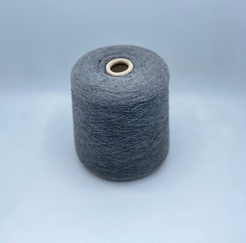 Бобинная пряжа (пр.Италия),1500м/100гр, 80% шерсть, 20% полиамид , цвет -Серый меланж арт.31167