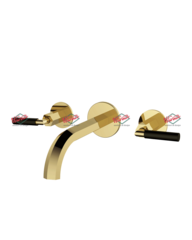 Смеситель для раковины Warmer Gold Line 264233