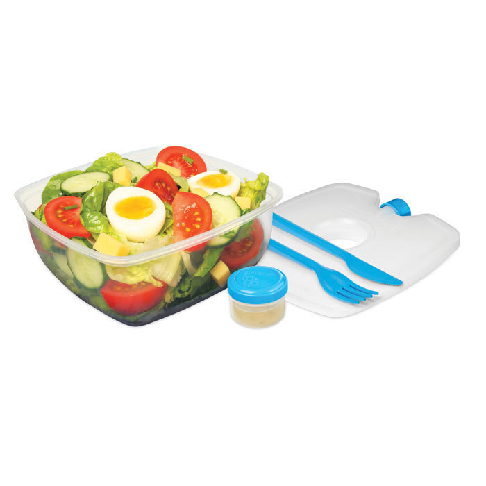 Контейнер для салата с охлаждающим элементом Sistema 