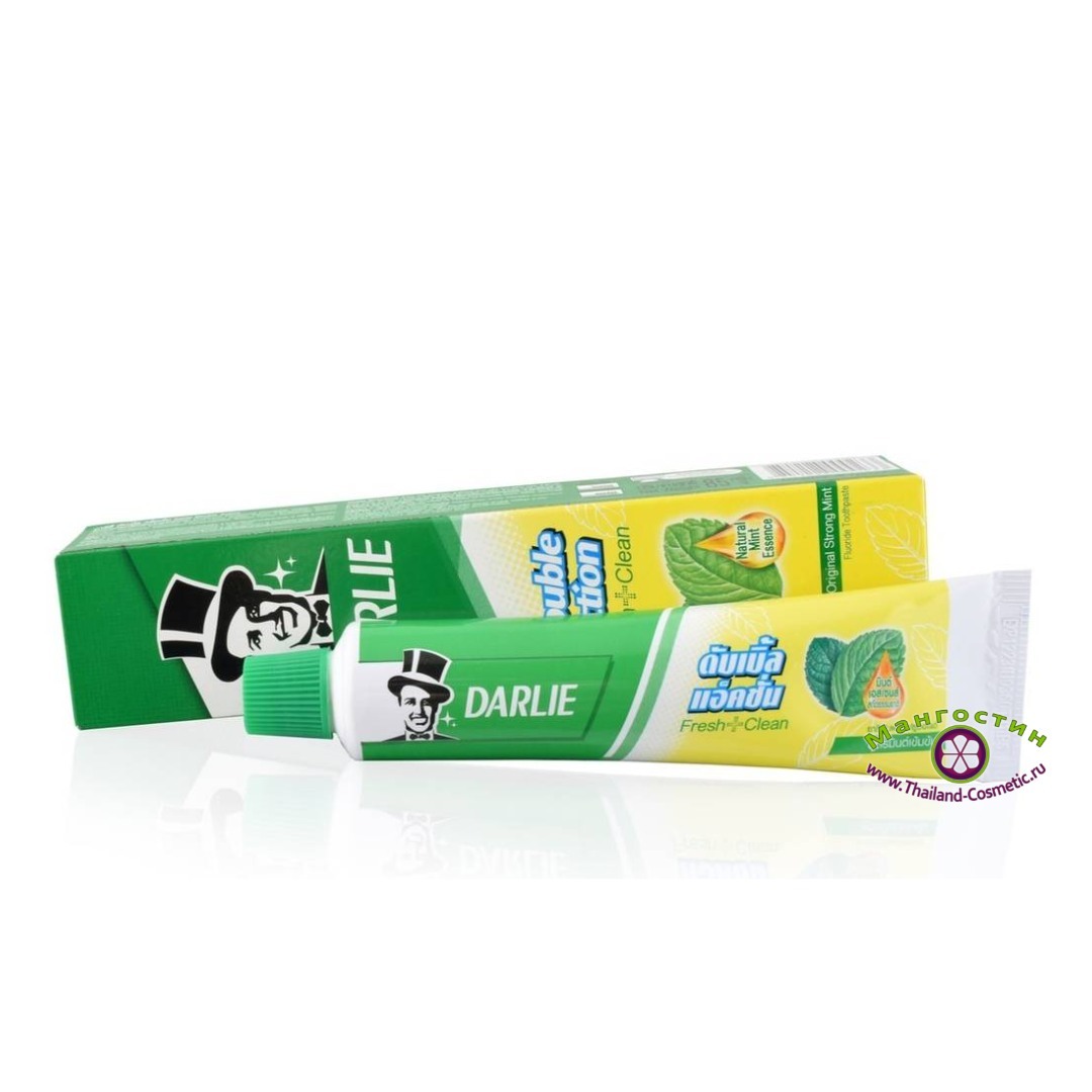 Зубная паста освежающая с мятой Double Action Fresh & Clean Toothpaste Darlie