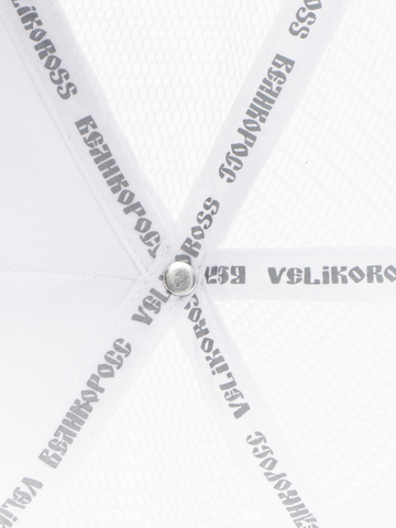 Бейсболка с сеткой «Великая Россия» белого цвета с 3D вышивкой лого / Распродажа