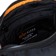 Сумка Alpha Industries Nylon Messenger Bag Black (Черный)