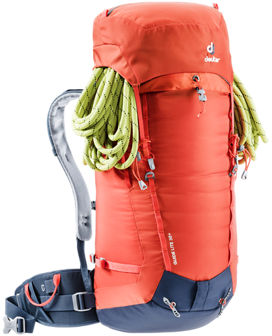 Картинка рюкзак для скитура Deuter Guide Lite 30+ Papaya/Navy - 4