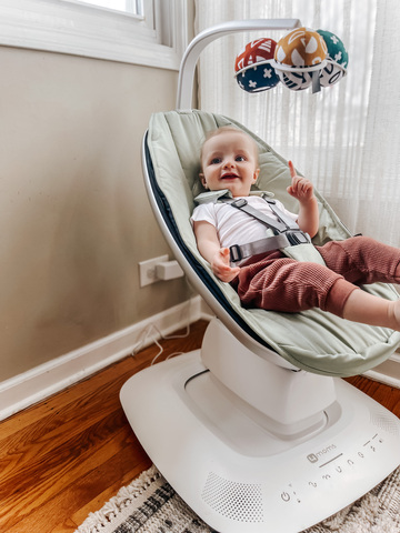 Кресло-качалка 4moms mamaRoo New олива