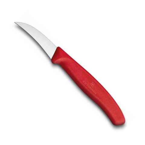 Нож кухонный Victorinox Swiss Classic (5.0501) стальной для чистки овощей и фруктов лезв.60мм прямая заточка красный