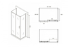Abber AG30100B-S90B-S90B Душевой уголок ABBER Schwarzer Diamant AG30100B-S90B-S90B