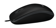 Logitech Мышь проводная Logitech B100 USB Black Optical OEM.