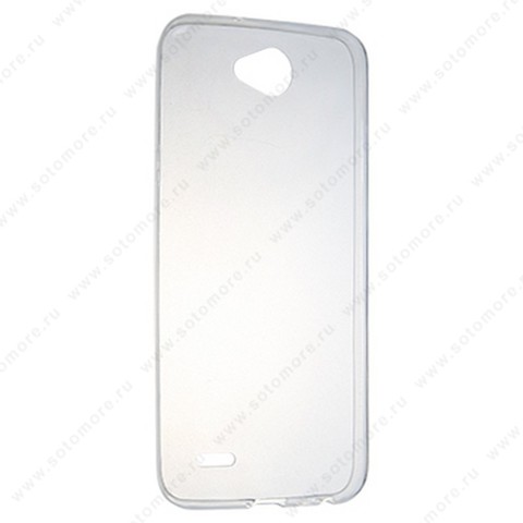 Накладка силиконовая ультра-тонкая для LG X Power 2 прозрачная
