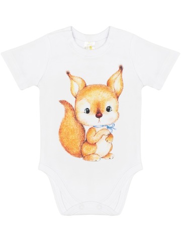 Боди с коротким рукавом "Бельчонок"