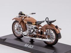 Motorcycle M-63 URAL-2 brown 1:24 Our Motorcycles Modimio Collections #10