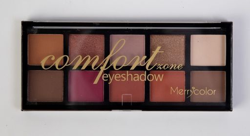 MC1003№04 Палетка теней 10-цветная EYESHADOW COMFORT  (матовые беж+шиммер)