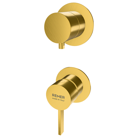Remer MC93PWBBG Смеситель для душа Remer Metrica MC93PWBBG, золото брашированное