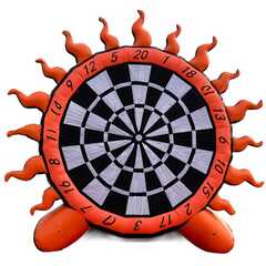 Надувной дартс «Пламя» на подкачке, диаметр 5 м, размер 5×2,5×5 м