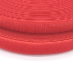 Велкро/липучка комплект, ш. 2,5 см, красный