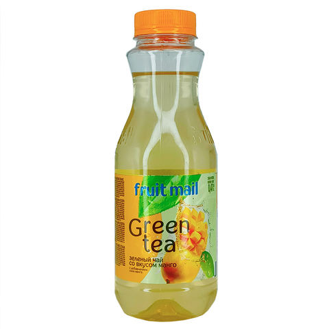 Напиток FRUIT MAIL зеленый чай манго пэт 0,47л