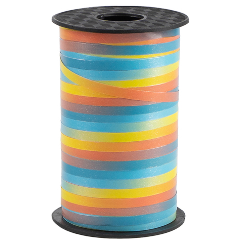Лента простая (0,5см*250м) Нежная радуга, градиент