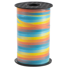 Лента простая (0,5см*250м) Нежная радуга, градиент