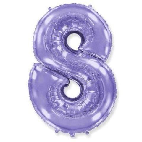 Цифра "8" Сирень