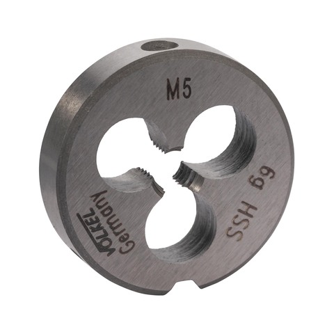 Плашка М 5,0х0,8 DINEN22568 HSS 6g 20х7мм Volkel 27434