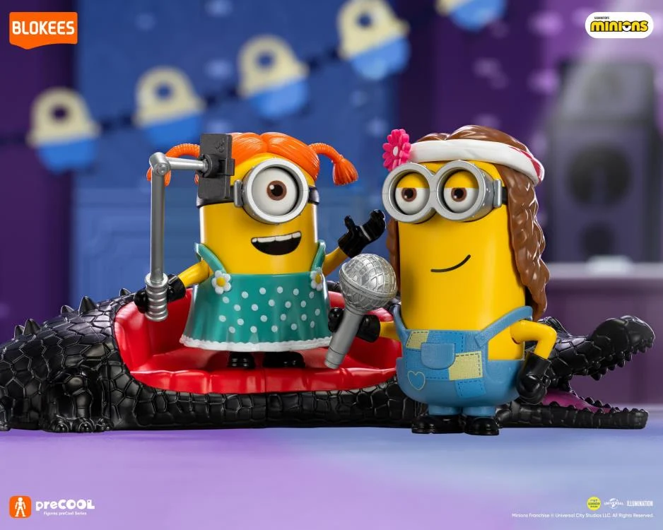 Набор фигурок Миньоны Праздничная вечеринка Сборная модель