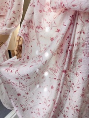 Вискоза с нейлоном, крэш вуаль, Розовые сны