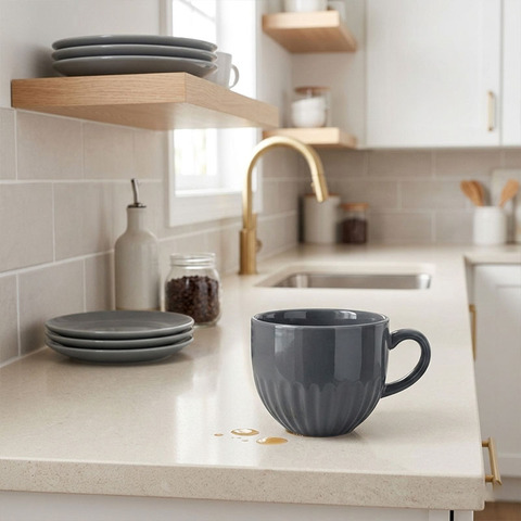 Кружка KERAMISK KUP, объем 360 мл, серый