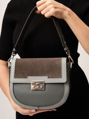 Кожаная сумка Azaro 30585 хром