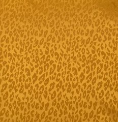 Атлас жаккард "Моар" леопард, 100 г/м2, ш. 150 см, горчичный