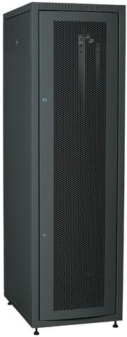 ITK LINEA E 42U 600х800мм перф. пер. дв. задн. метал. чер.