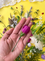 Травяной микс, цветочный микс, искусственные веточки, лавандово-зеленый, травяная добавка, микс набор 30+ добавок.