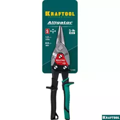 KRAFTOOL Alligator, 250 мм, прямые ножницы по металлу (2328-S)