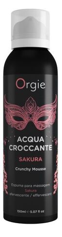 Хрустящая пенка для массажа Orgie Acqua Croccante Sakura с ароматом сакуры - 150 мл. - ORGIE 51553